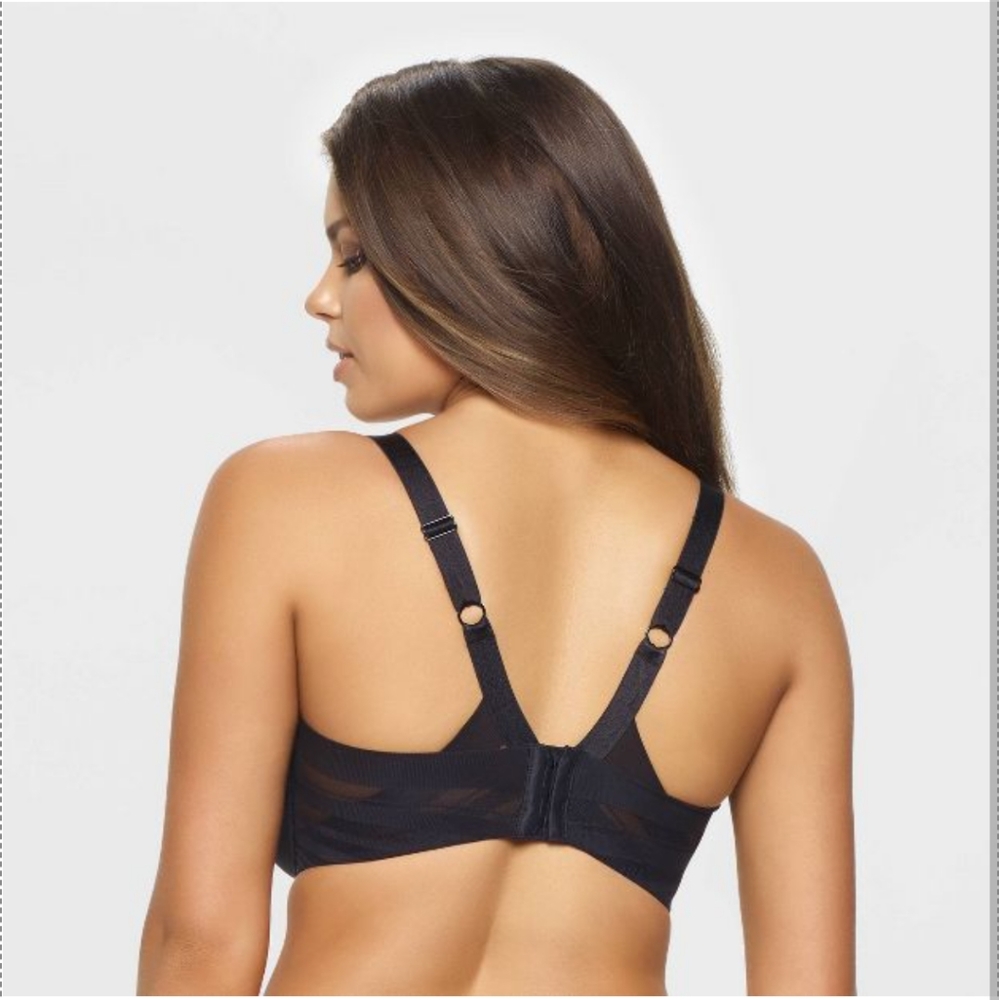 Paramour Felina 34G T-shirt Bra Marvelous Side Smoother Seamless Black New Tags